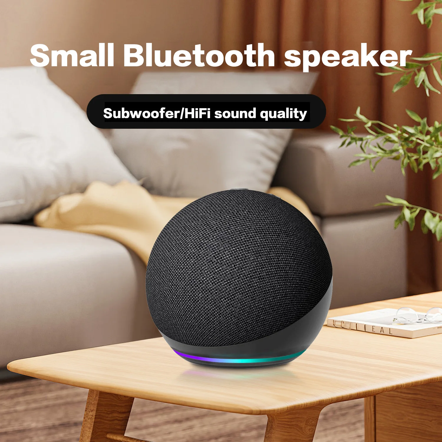 Amazon Speaker Echo Pop - Pequeño Altavoz Bluetooth Echo Dot 5.a