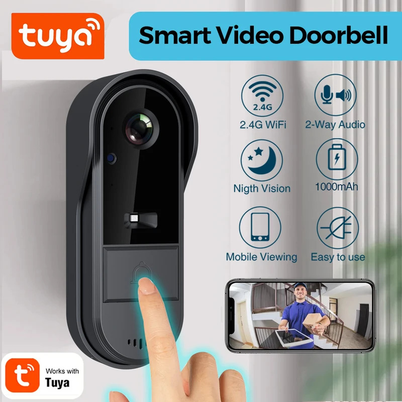 Smart Doorbell Wired - Timbre WiFi Tuya de 2 vías