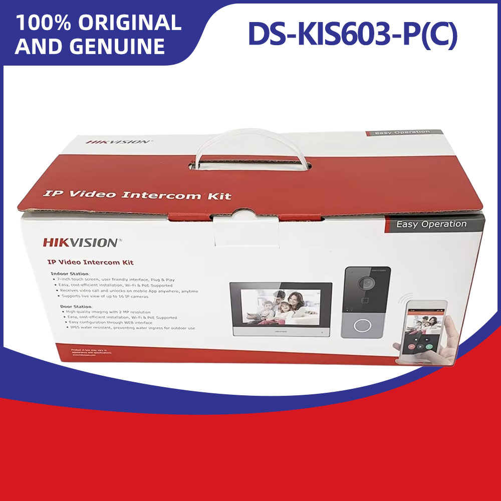Smart Doorbell Wired - Kit de Videoportero IP Hikvision DS-KIS603-P,