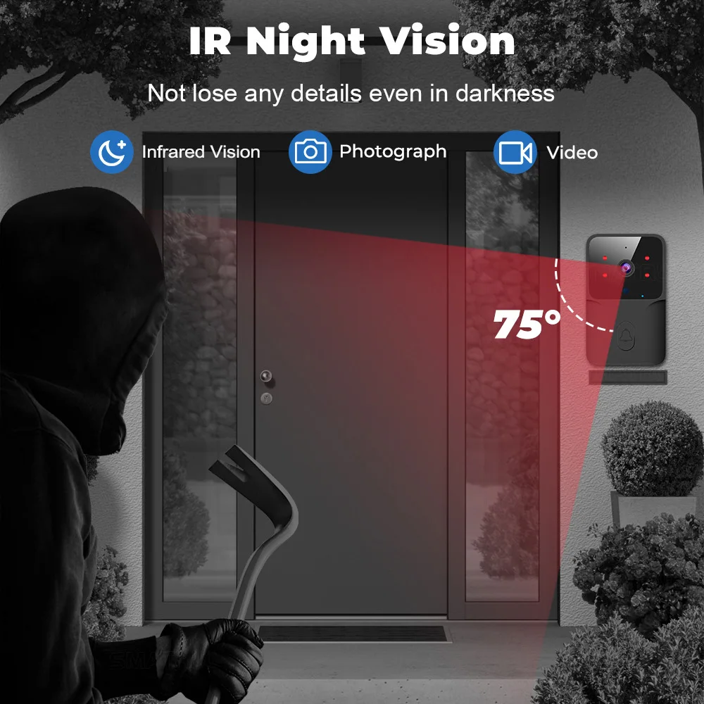 Videoportero WiFi 2026 1080P T - Smart Doorbell Wired reseña y precio
