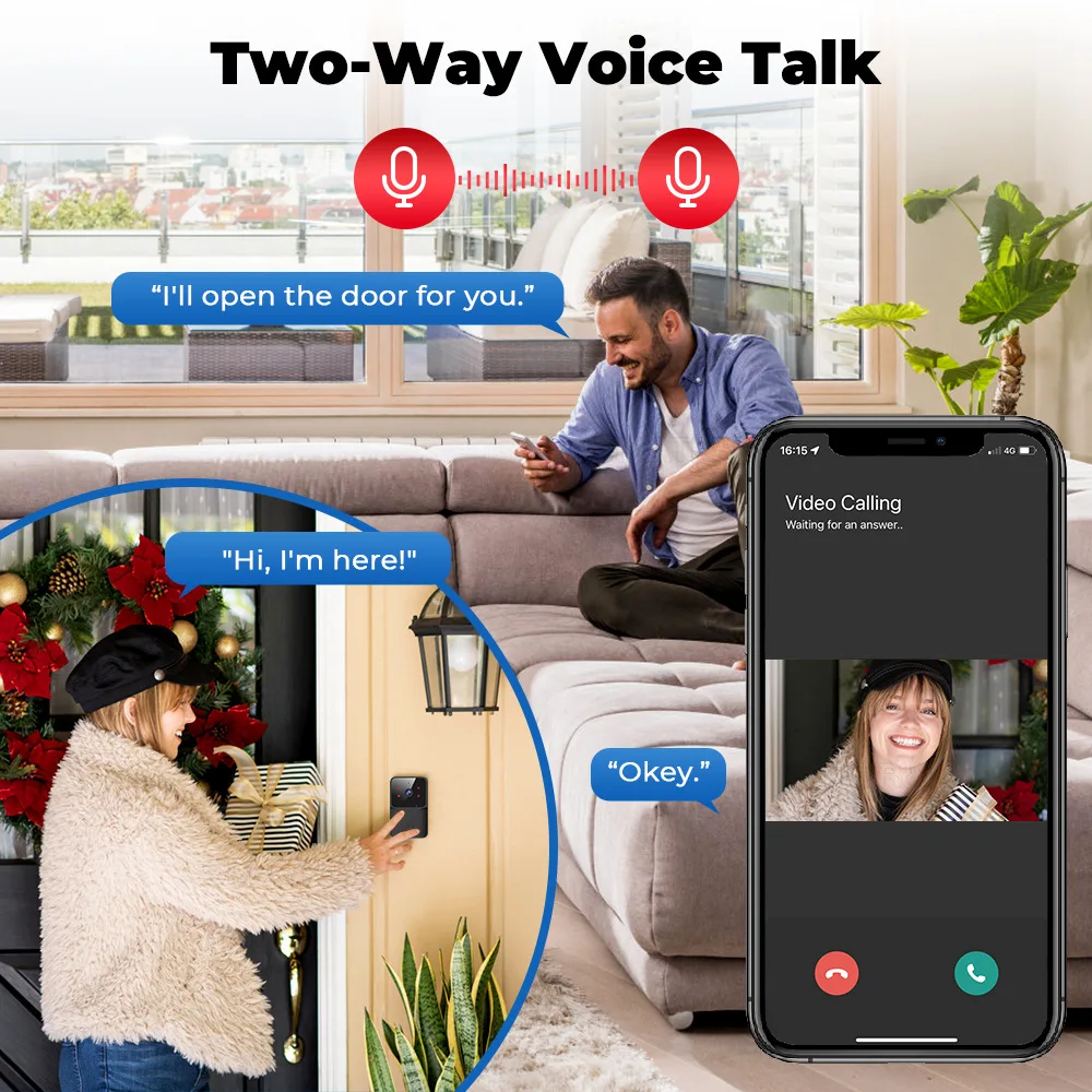 Videoportero WiFi 2026 1080P T - Smart Doorbell Wired reseña y precio