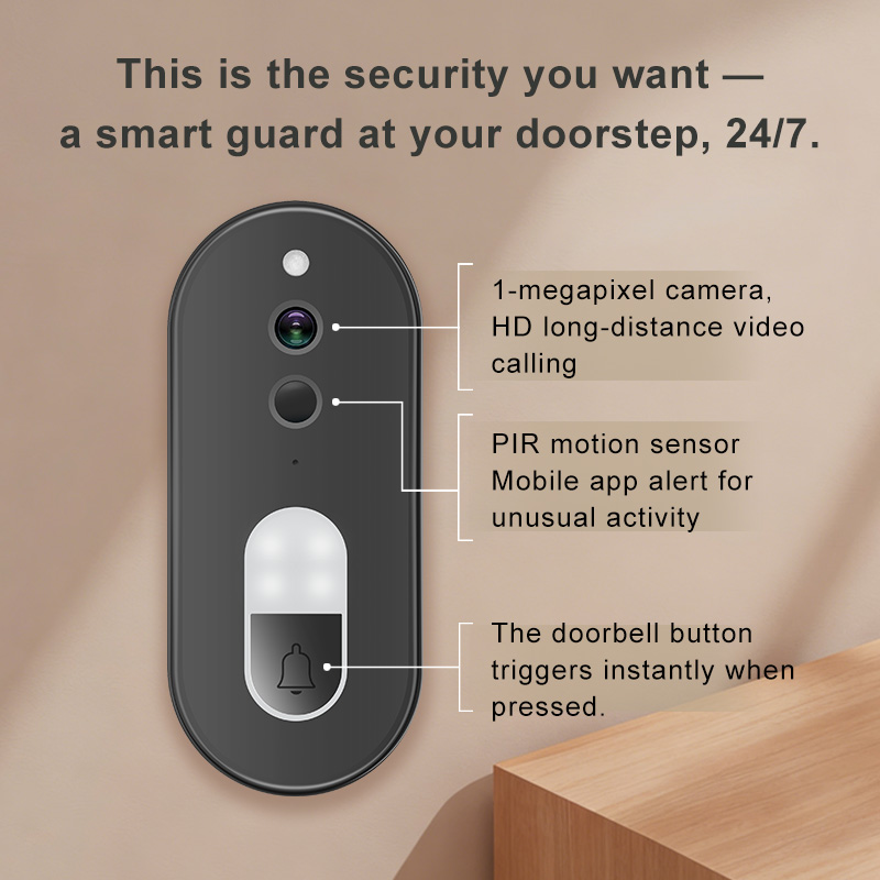 Videoportero Inalámbrico WiFi  - Smart Doorbell Wired reseña y precio