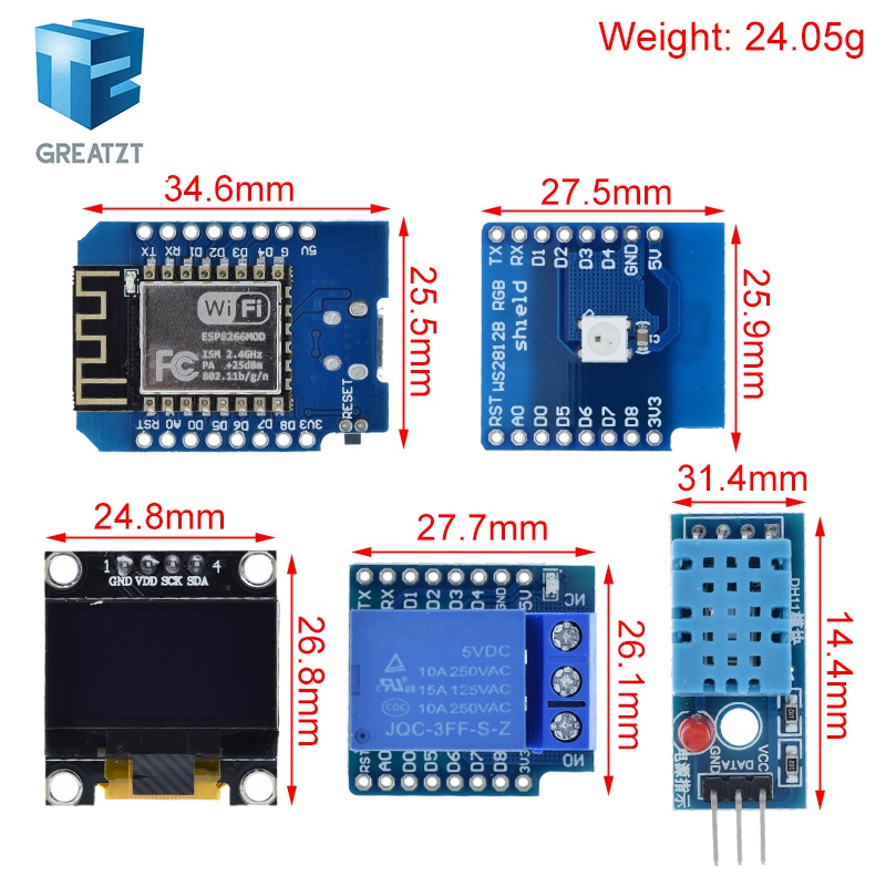 Placa de desarrollo WiFi WeMos - Esp8266 Nodemcu Board reseña y precio