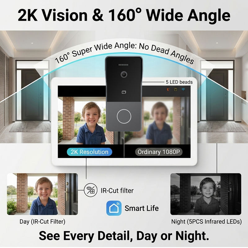 Videoportero Inteligente Tuya, - Smart Doorbell Wired reseña y precio