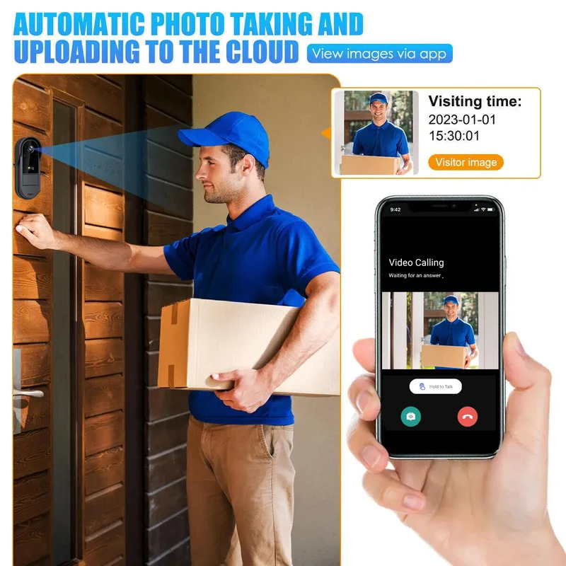 Timbre WiFi Tuya de 2 vías HD  - Smart Doorbell Wired reseña y precio