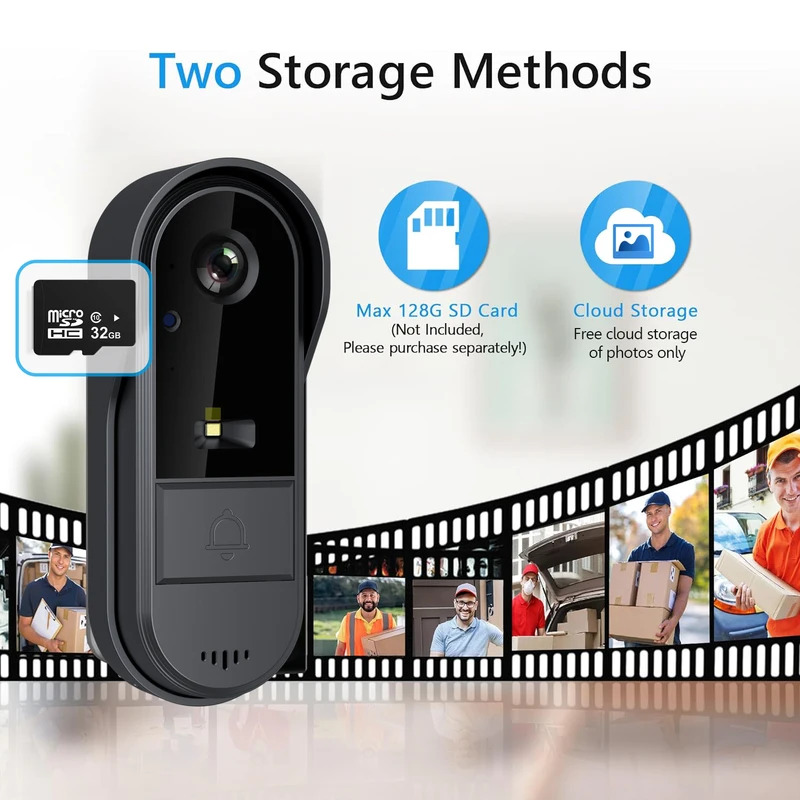 Timbre WiFi Tuya de 2 vías HD  - Smart Doorbell Wired reseña y precio