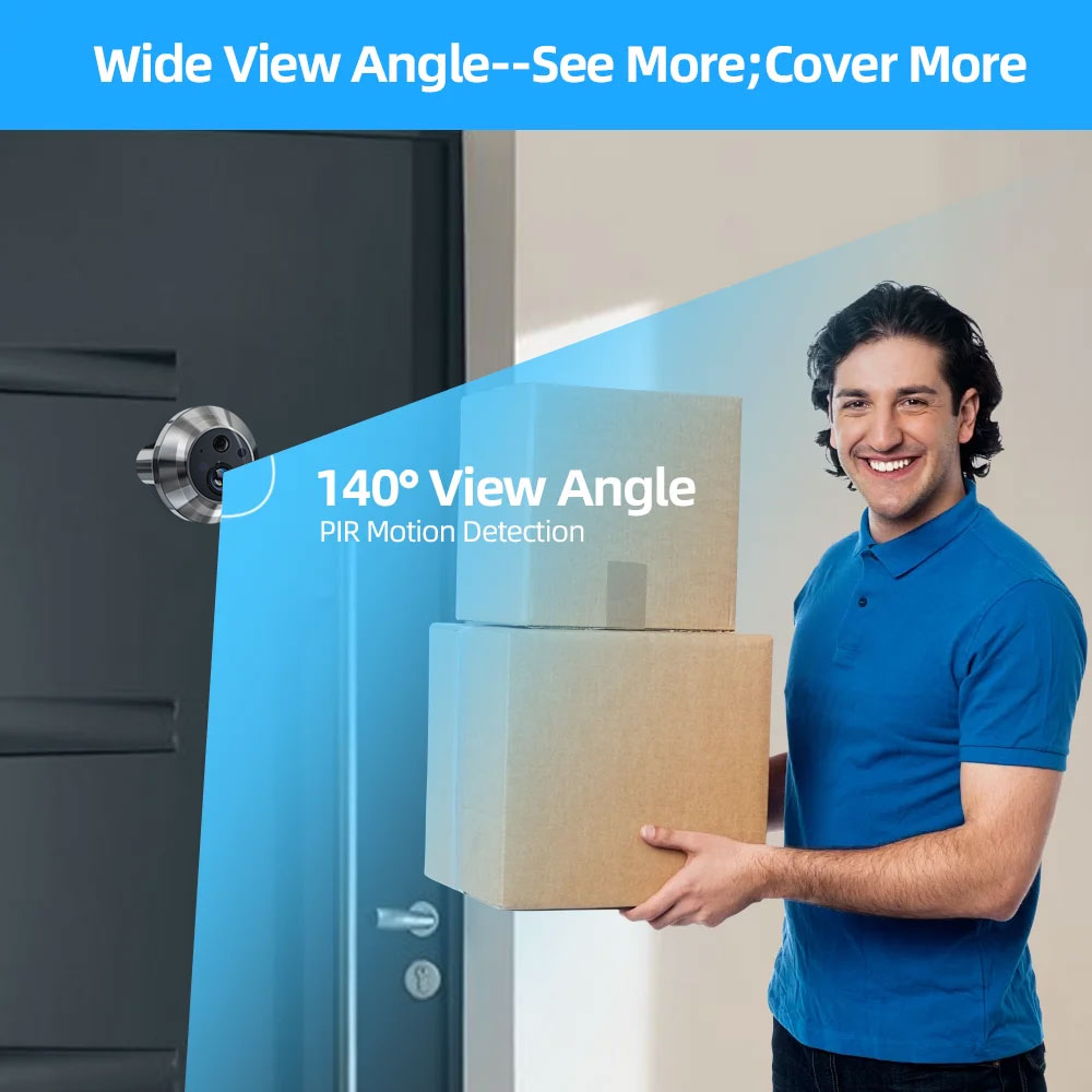 Tuya Smart 5MP 140 °   Mirilla - Smart Doorbell Wired reseña y precio