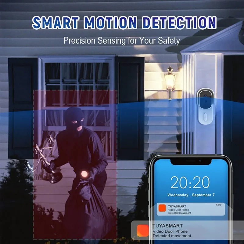 Videoportero con Audio WiFi y  - Smart Doorbell Wired reseña y precio
