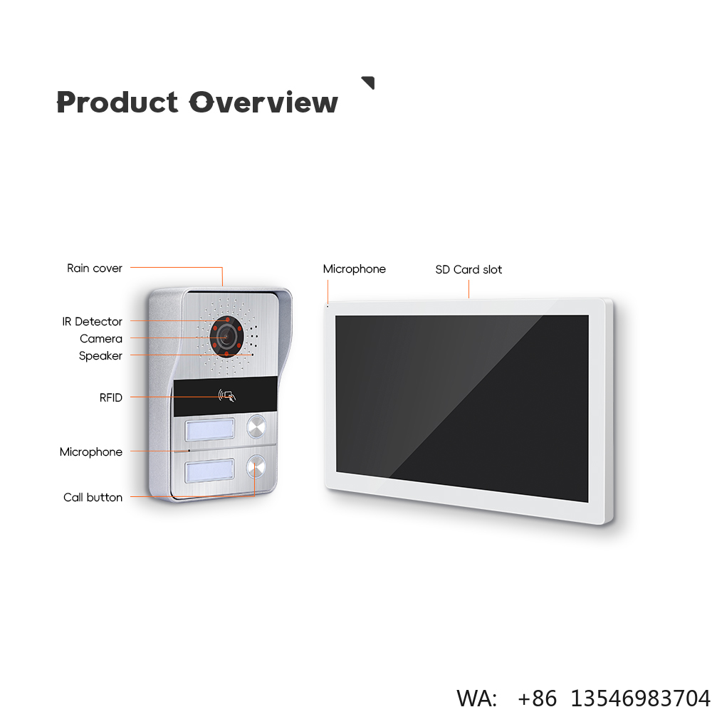 Timbre Inteligente WIFI para P - Smart Doorbell Wired reseña y precio