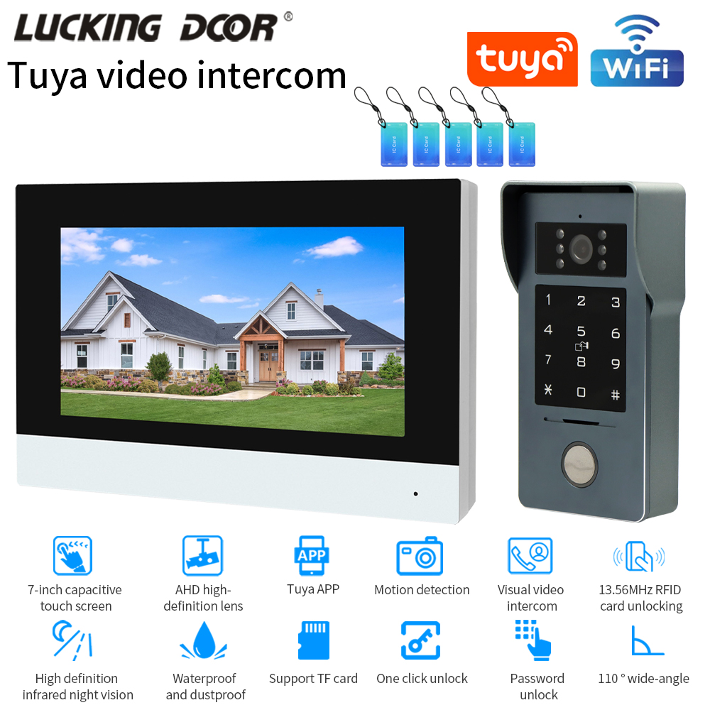 Kits de videoportero Tuya Wifi - Smart Doorbell Wired reseña y precio